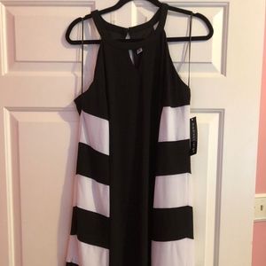 Madison Lee Ladies Black and White Dress